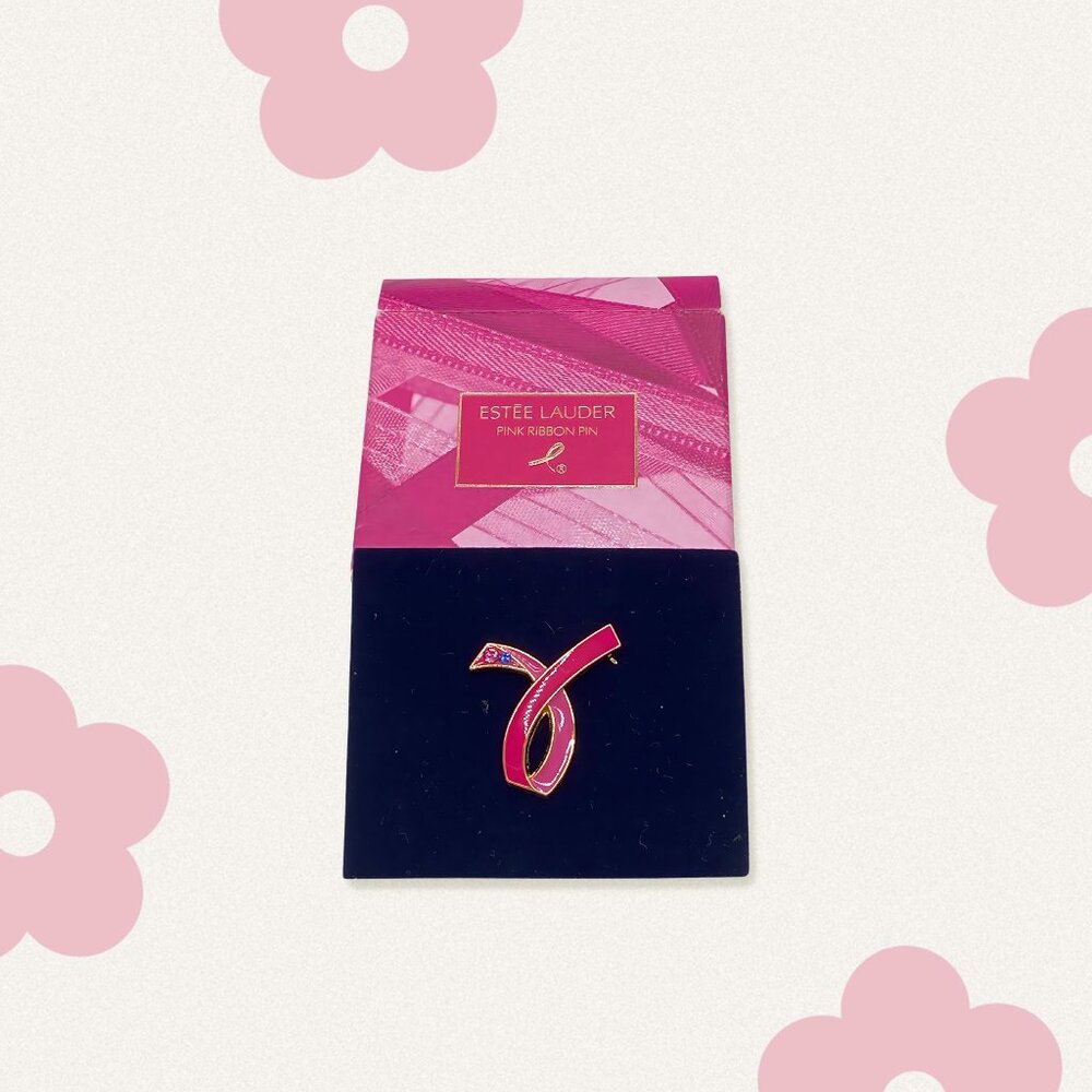 Estée Lauder Pink Ribbon Pin, Limited-Edition Collectible